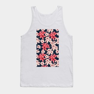 Colorful Abstract Beautiful Floral Pattern Artwork Tank Top